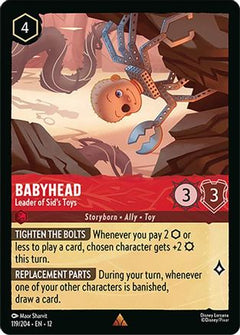 Babyhead - Leader of Sid's Toys (119/204) [Wilds Unknown] Cold Foil - Deck Out Gaming