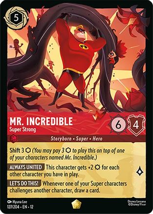 Mr. Incredible - Super Strong (127/204) [Wilds Unknown] - Deck Out Gaming