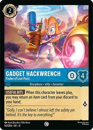 Gadget Hackwrench - Finder of Lost Parts (147/204) [Wilds Unknown] Cold Foil - Deck Out Gaming
