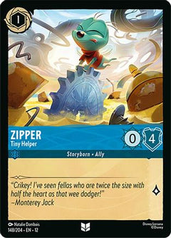 Zipper - Tiny Helper (148/204) [Wilds Unknown] Cold Foil - Deck Out Gaming