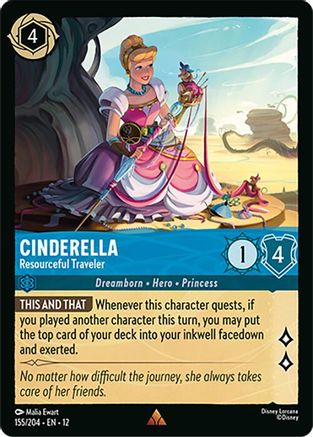 Cinderella - Resourceful Traveler (155/204) [Wilds Unknown] - Deck Out Gaming