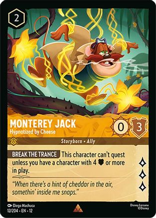 Monterey Jack - Hypnotized by Cheese (12/204) [Wilds Unknown] Cold Foil - Deck Out Gaming