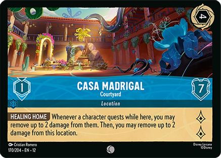 Casa Madrigal - Courtyard (170/204) [Wilds Unknown] Cold Foil - Deck Out Gaming