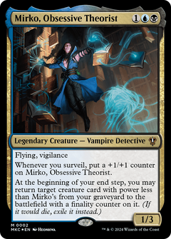 Mirko, Obsessive Theorist (2) [Murders at Karlov Manor Commander] foil - Deck Out Gaming