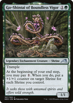 Go-Shintai of Boundless Vigor (187) [Kamigawa: Neon Dynasty] foil - Deck Out Gaming