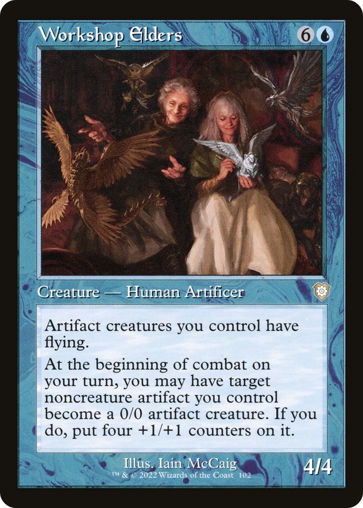Workshop Elders (Retro Frame) (102) [Commander: The Brothers' War] - Deck Out Gaming
