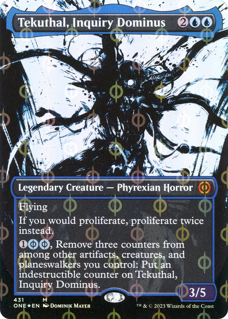 Tekuthal, Inquiry Dominus (Showcase) (Step-and-Compleat Foil) (431) [Phyrexia: All Will Be One] foil - Deck Out Gaming