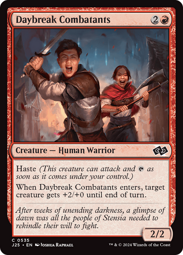 Daybreak Combatants (535) [Foundations Jumpstart] - Deck Out Gaming