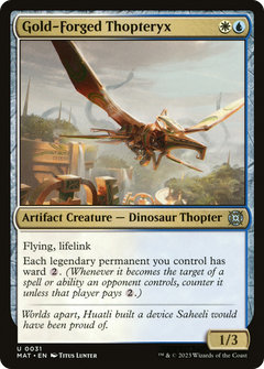 Gold-Forged Thopteryx (31) [March of the Machine: The Aftermath] - Deck Out Gaming