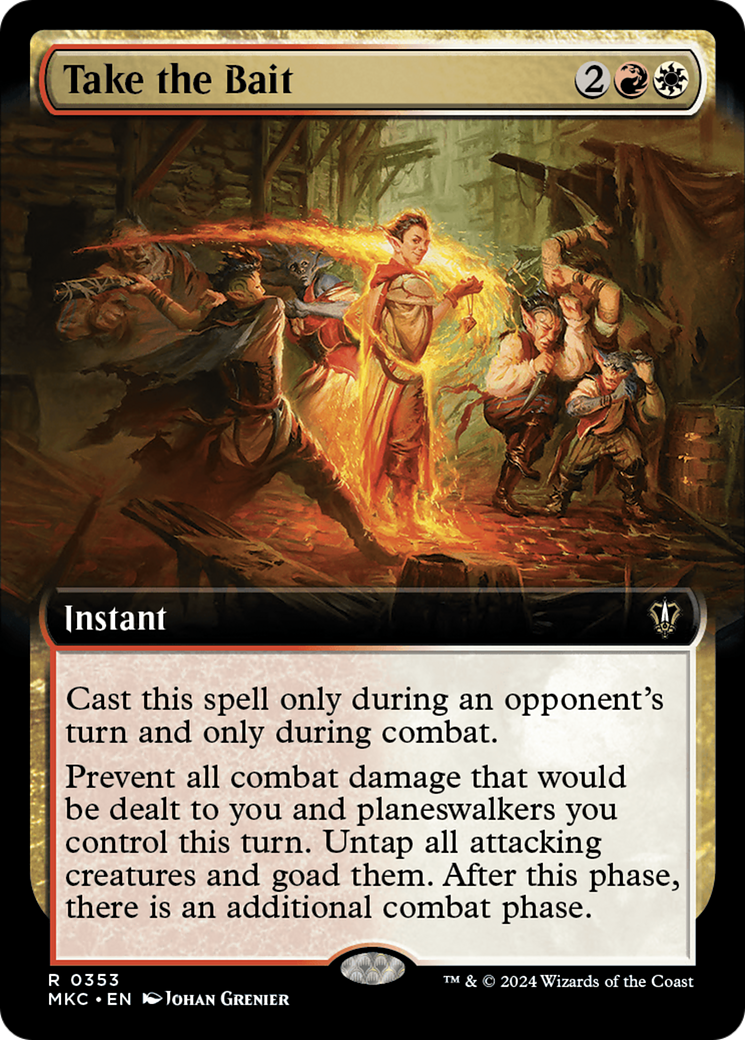 Take the Bait (Extended Art) (353) [Murders at Karlov Manor Commander] - Deck Out Gaming