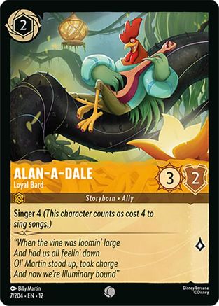 Alan-a-Dale - Loyal Bard (7/204) [Wilds Unknown] Cold Foil - Deck Out Gaming