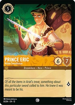 Prince Eric - Noble Swordsman (8/204) [Wilds Unknown] - Deck Out Gaming