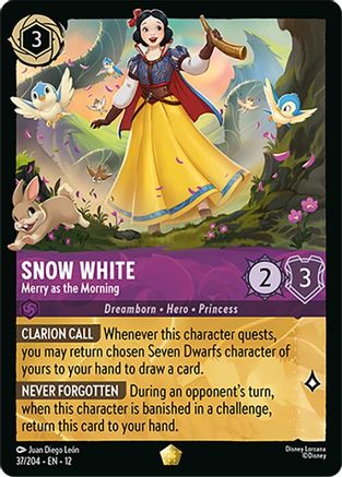 Snow White - Merry as the Morning (37/204) [Wilds Unknown] - Deck Out Gaming