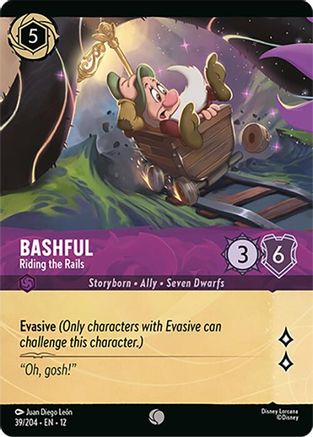 Bashful - Riding the Rails (Foil) (39/204) [Wilds Unknown] Cold Foil - Deck Out Gaming