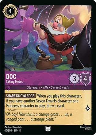 Doc - Taking Notes (40/204) [Wilds Unknown] - Deck Out Gaming