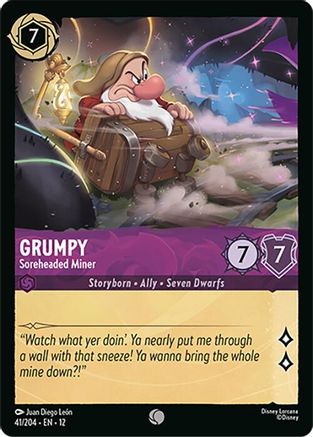 Grumpy - Soreheaded Miner (41/204) [Wilds Unknown] - Deck Out Gaming