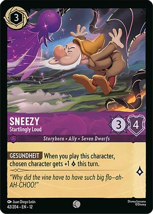 Sneezy - Startlingly Loud (42/204) [Wilds Unknown] - Deck Out Gaming