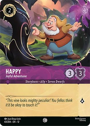 Happy - Joyful Adventurer (Foil) (43/204) [Wilds Unknown] Cold Foil - Deck Out Gaming