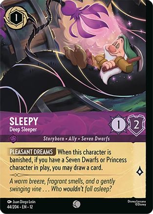 Sleepy - Deep Sleeper (Foil) (44/204) [Wilds Unknown] Cold Foil - Deck Out Gaming