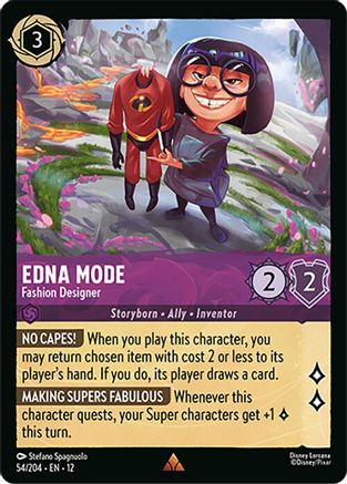 Edna Mode - Fashion Designer (54/204) [Wilds Unknown] - Deck Out Gaming