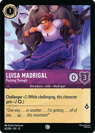 Luisa Madrigal - Pushing Through (62/204) [Wilds Unknown] Cold Foil - Deck Out Gaming