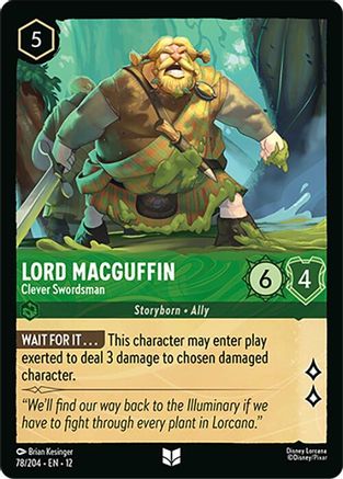 Lord MacGuffin - Clever Swordsman (78/204) [Wilds Unknown] - Deck Out Gaming