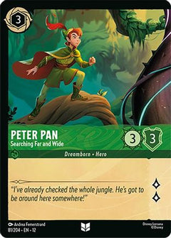 Peter Pan - Searching Far and Wide (Foil) (81/204) [Wilds Unknown] Cold Foil - Deck Out Gaming