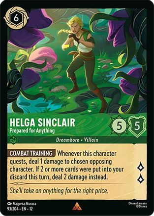 Helga Sinclair - Prepared for Anything (93/204) [Wilds Unknown] - Deck Out Gaming