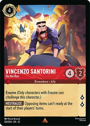 Vincenzo Santorini - On the Run (124/204) [Wilds Unknown] - Deck Out Gaming