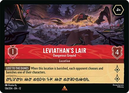 Leviathan's Lair - Dangerous Ground (136/204) [Wilds Unknown] - Deck Out Gaming