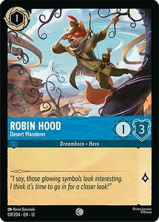 Robin Hood - Desert Wanderer (137/204) [Wilds Unknown] - Deck Out Gaming