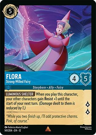 Flora - Strong-Willed Fairy (141/204) [Wilds Unknown] - Deck Out Gaming