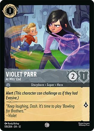 Violet Parr - At Wits' End (178/204) [Wilds Unknown] Cold Foil - Deck Out Gaming