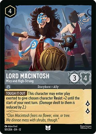 Lord Macintosh - Wiry and High-Strung (181/204) [Wilds Unknown] - Deck Out Gaming