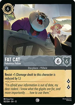 Fat Cat - Felonious Feline (182/204) [Wilds Unknown] Cold Foil - Deck Out Gaming