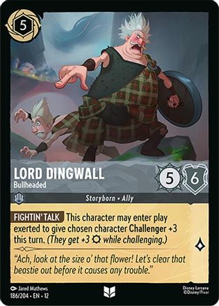 Lord Dingwall - Bullheaded (186/204) [Wilds Unknown] Cold Foil - Deck Out Gaming