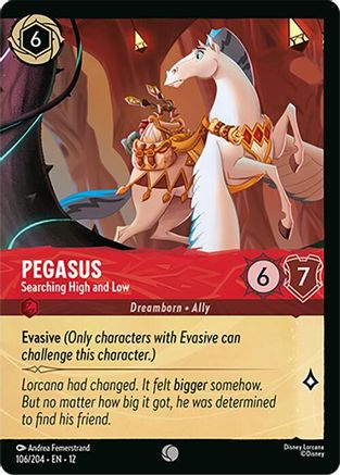 Pegasus - Searching High and Low (Foil) (106/204) [Wilds Unknown] Cold Foil - Deck Out Gaming