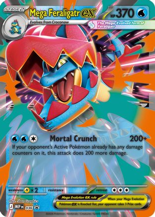 Mega Feraligatr ex - 036 (36) [ME: Mega Evolution Promo] Holofoil-1