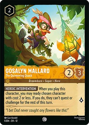 Gosalyn Mallard - The Quiverwing Quack (1/204) [Wilds Unknown] - Deck Out Gaming