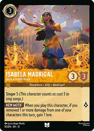 Isabela Madrigal - Such a Lovely Voice (16/204) [Wilds Unknown] - Deck Out Gaming