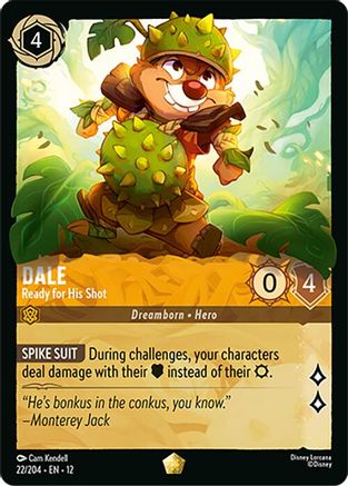 Dale - Ready for His Shot (22/204) [Wilds Unknown] Cold Foil - Deck Out Gaming