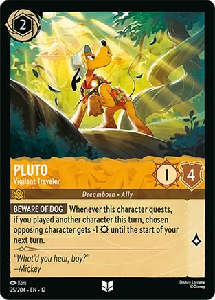 Pluto - Vigilant Traveler (25/204) [Wilds Unknown] - Deck Out Gaming