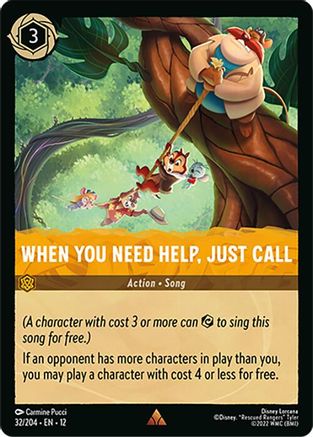 When You Need Help, Just Call (32/204) [Wilds Unknown] - Deck Out Gaming