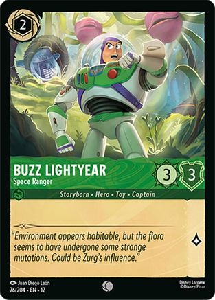 Buzz Lightyear - Space Ranger (76/204) [Wilds Unknown] - Deck Out Gaming