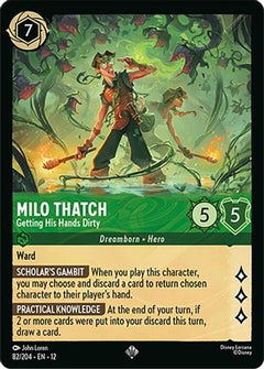 Milo Thatch - Getting His Hands Dirty (82/204) [Wilds Unknown] - Deck Out Gaming