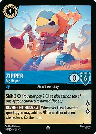 Zipper - Big Helper (150/204) [Wilds Unknown] - Deck Out Gaming
