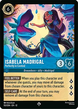 Isabela Madrigal - Perfectly in Control (153/204) [Wilds Unknown] Cold Foil - Deck Out Gaming