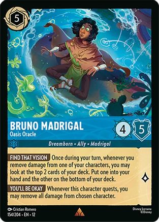 Bruno Madrigal - Oasis Oracle (154/204) [Wilds Unknown] - Deck Out Gaming