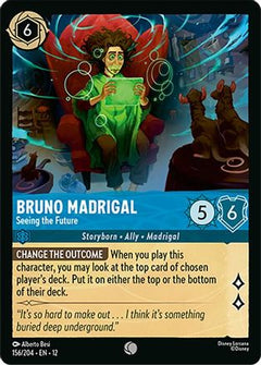 Bruno Madrigal - Seeing the Future (156/204) [Wilds Unknown] Cold Foil - Deck Out Gaming