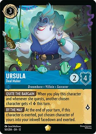 Ursula - Deal Maker (161/204) [Wilds Unknown] Cold Foil - Deck Out Gaming